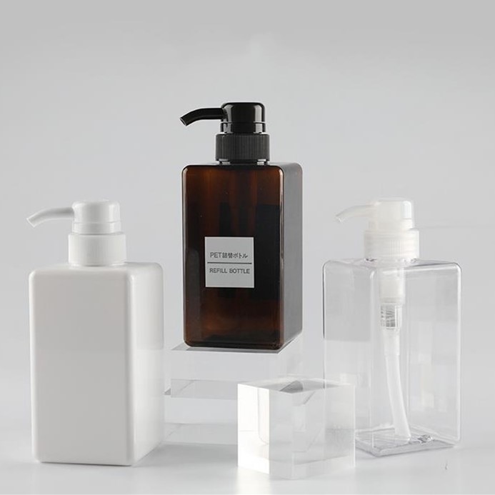 Square lotion bottle Cosmetic Packaging Manufacturers