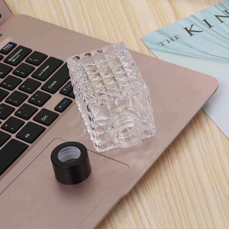 Diamond Shaped Perfume Bottle Glass Perfume Bottle | Cosmetic Packaging