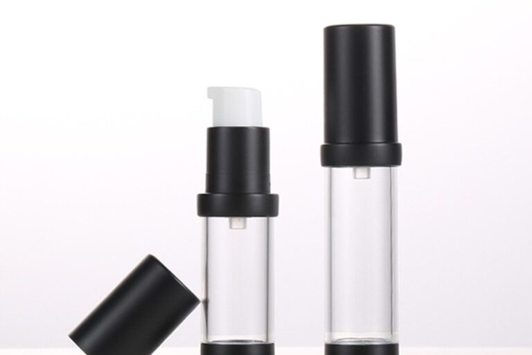 Spot plastic frosted AS emulsion vacuum bottle (1)