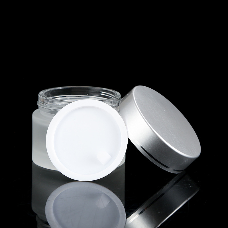 Frosted glass cream Jar Cosmetic Packaging Manufacturers