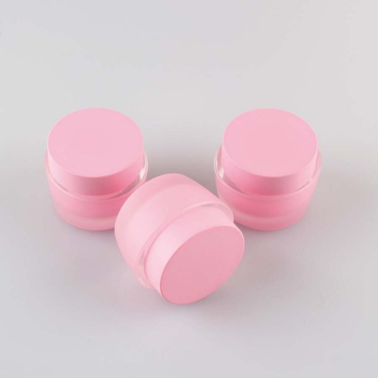 Highgrade acrylic oval cream jar Cosmetic Packaging Manufacturers