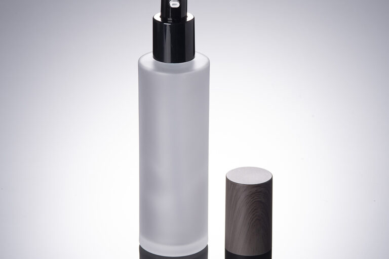 Skin care packaging bottle wood grain cover (2)