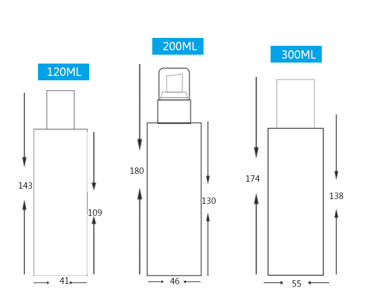 Custom cosmetic bottle, custom glass cosmetic bottles, custom make