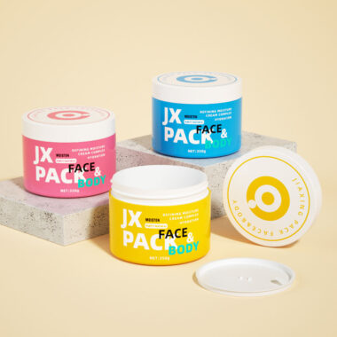 Bulk body lotion cosmetic jar packaging supply