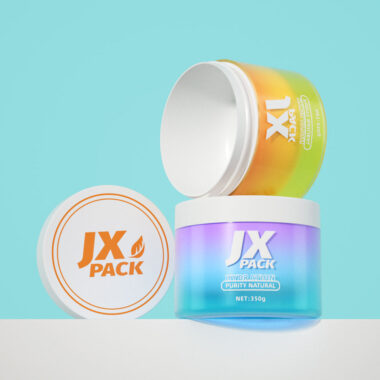 Bulk body lotion cosmetic jar packaging supply