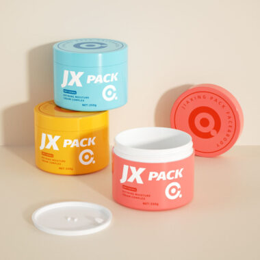 Bulk body lotion cosmetic jar packaging supply