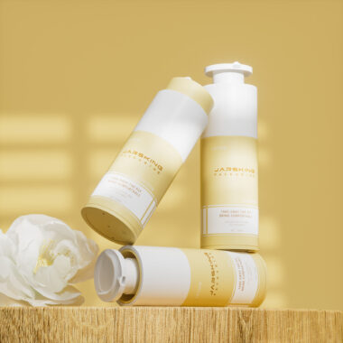 Bulk plastic airless packaging for skincare creams and serums