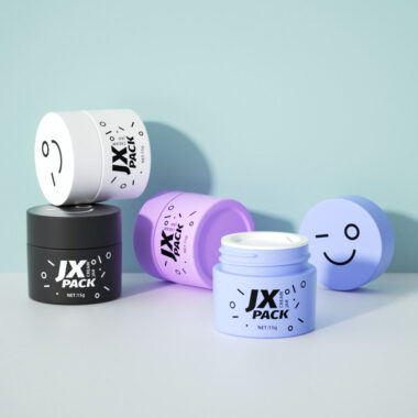 Bulk colorful skincare cosmetic jar packaging
