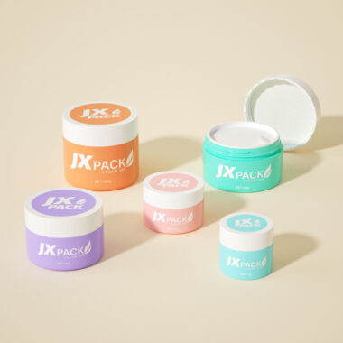 Bulk colorful skincare cosmetic jar packaging