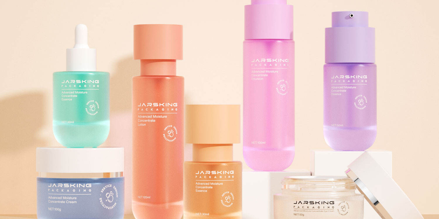 Essence oil and lotion cosmetic bottle packaging wholesale