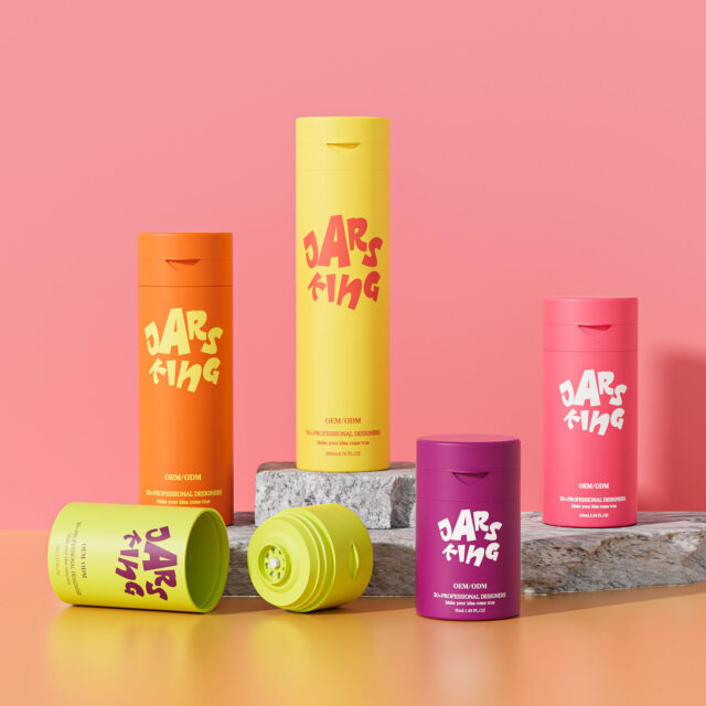 Custom colorful PP airless packaging supplier for skincare