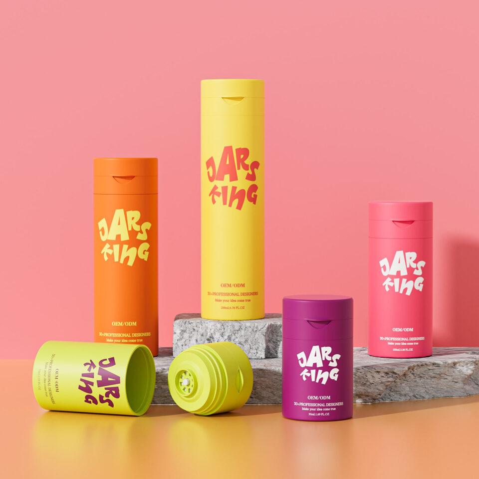 Custom colorful PP airless packaging supplier for skincare