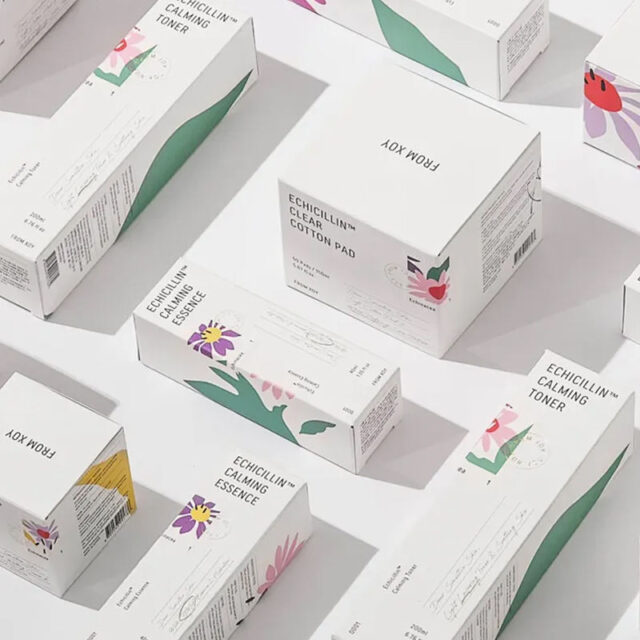 Personalized cosmetic packaging box for beauty products