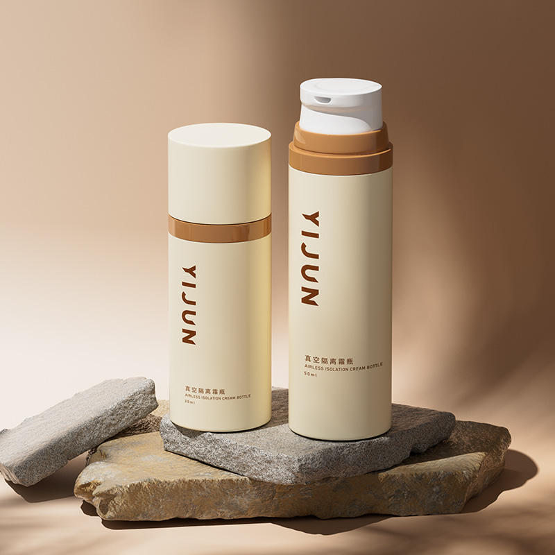 Wholesale luxury plastic lotion pump airless packaging