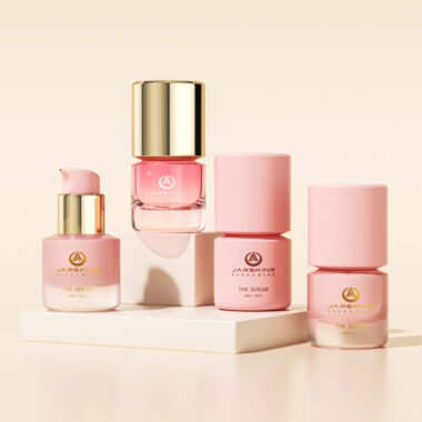 Custom luxury empty cosmetic pump bottle for skincare