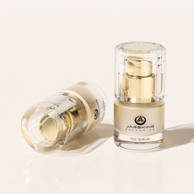 Custom luxury empty cosmetic pump bottle for skincare