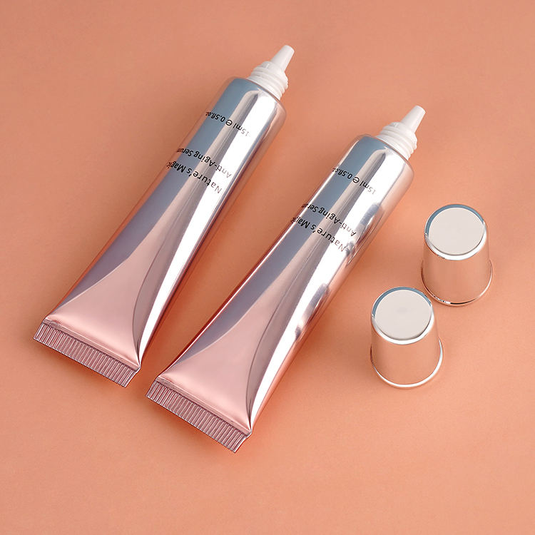 Custom nozzle cosmetic tube packaging for skincare