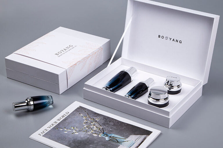 New eco luxury skincare cosmetic packaging box