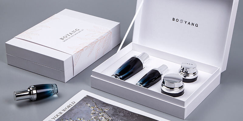 New eco luxury skincare cosmetic packaging box