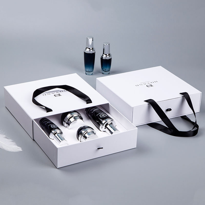 New eco luxury skincare cosmetic packaging box