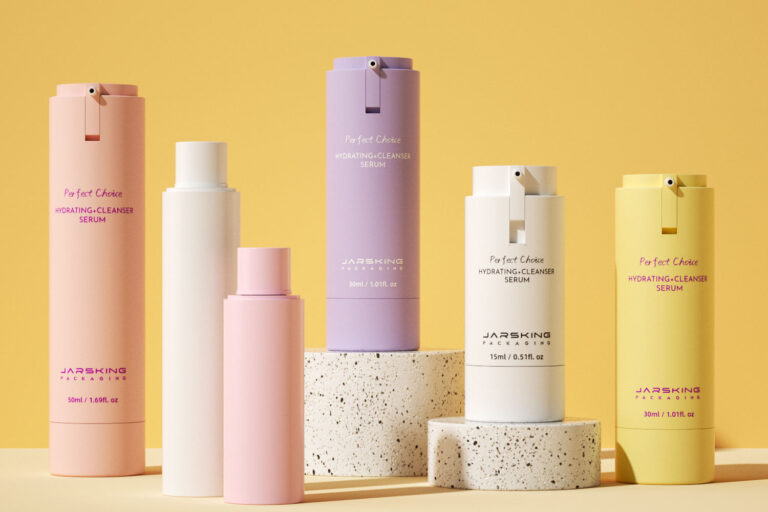 Eco-friendly refillable plastic lotion pump airless packaging manufacturer