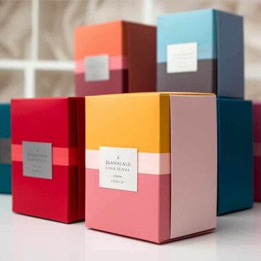 Luxury cosmetic packaging box for skincare and makeup