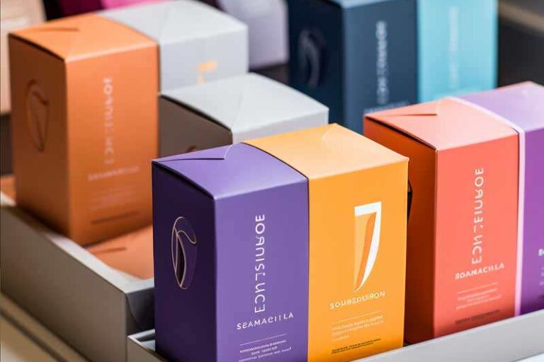 Luxury cosmetic packaging box for skincare and makeup