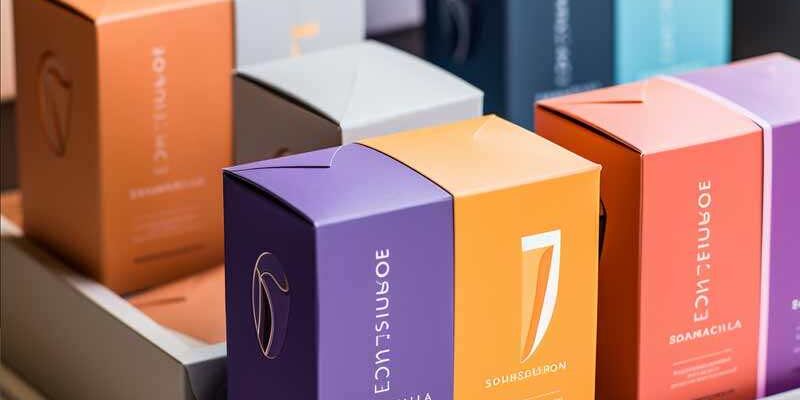 Luxury cosmetic packaging box for skincare and makeup