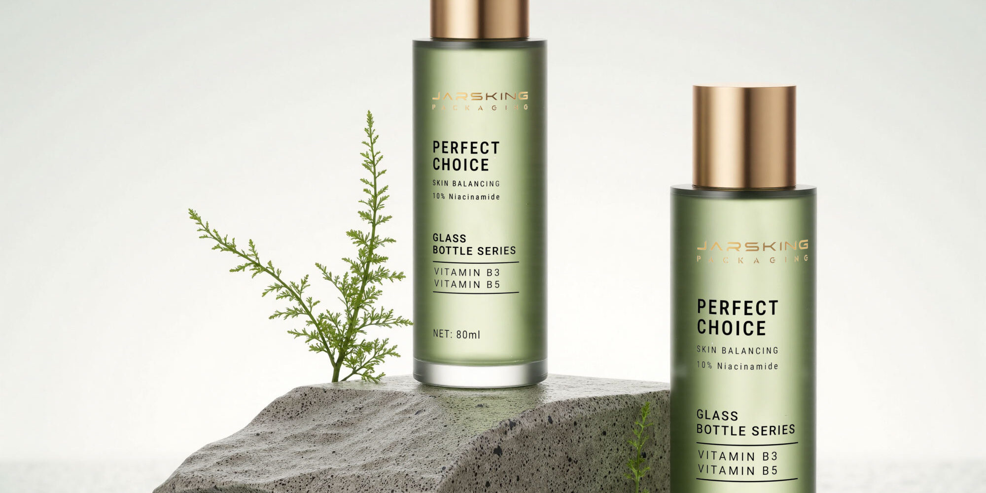 Custom empty skincare cosmetic bottle supplier