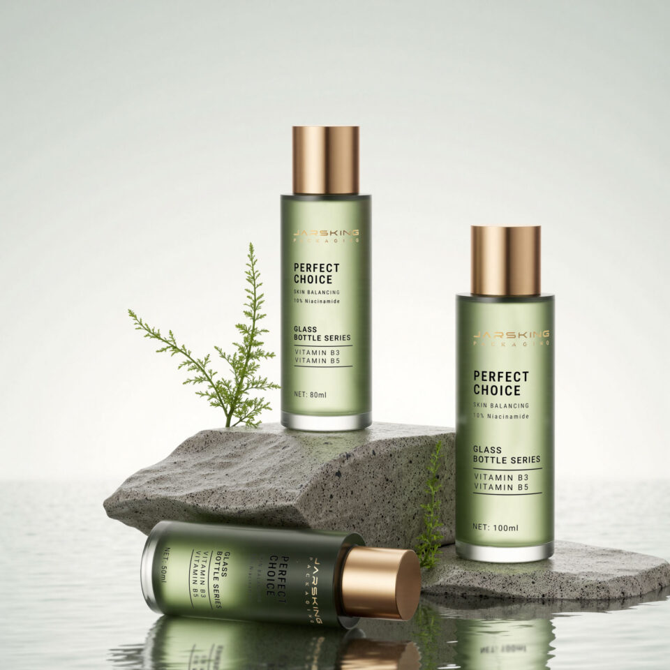 Custom empty skincare cosmetic bottle supplier