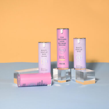 Luxury acrylic skincare airless packaging factory container