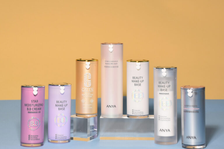 Luxury acrylic skincare airless packaging factory container