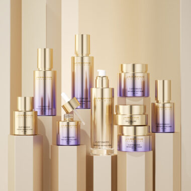 New design luxury glass skincare cosmetic bottle factory