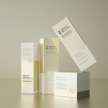 Custom printed logo cosmetic packaging box for perfume
