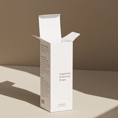 Custom printed logo cosmetic packaging box for perfume