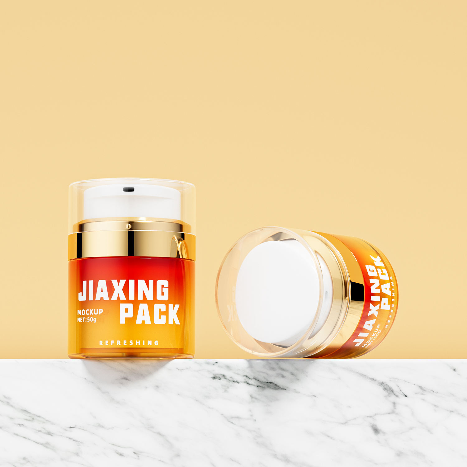 Luxury skincare cosmetic jar wholesale supply (2) Wholesale empty luxury skincare cosmetic jar