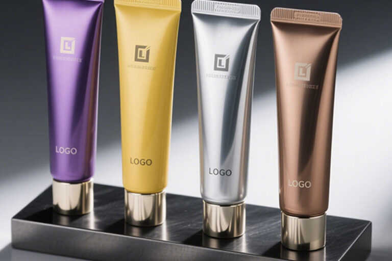 Custom squeeze cosmetic tube packaging for skincare