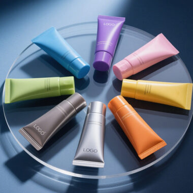 Custom squeeze cosmetic tube packaging for skincare
