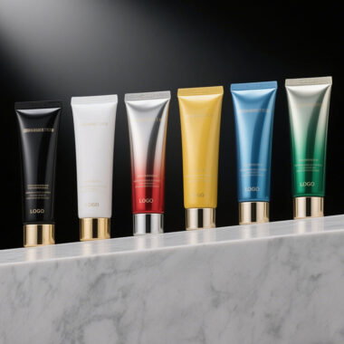 Custom squeeze cosmetic tube packaging for skincare
