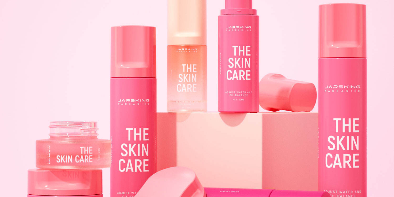 Luxury glass skincare cosmetic bottle manufacturer