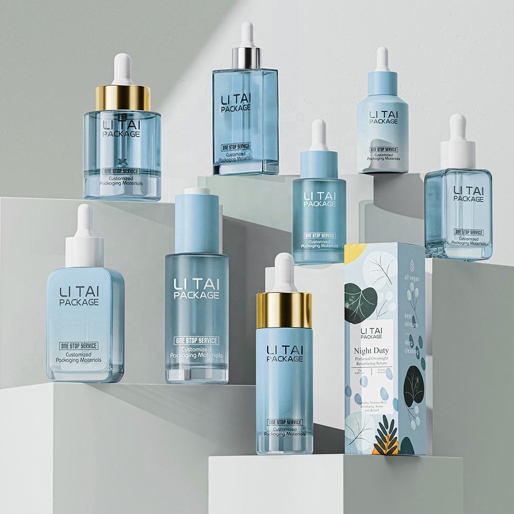 Premium lotion and essential oil cosmetic bottles (3) Premium skincare lotion and essential oil cosmetic bottle manufacturer