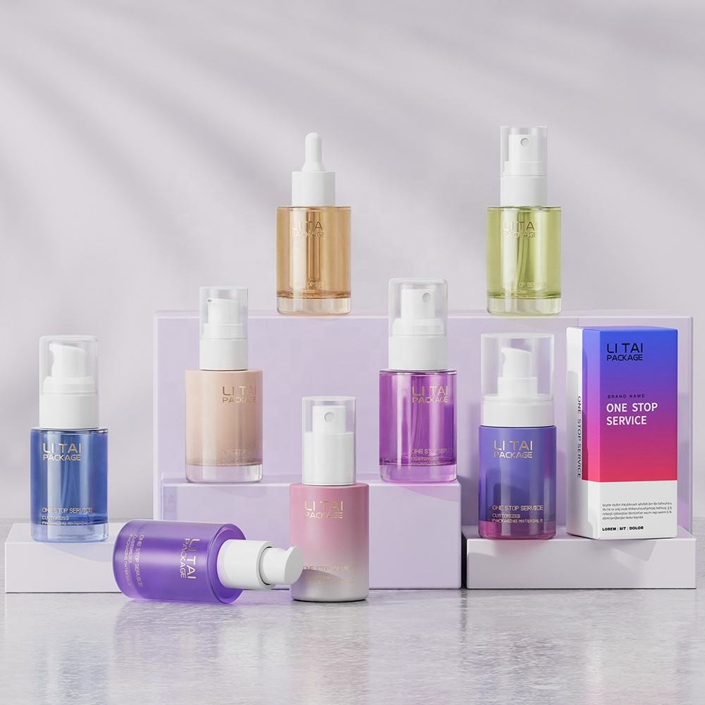 Premium skincare lotion and essential oil cosmetic bottle manufacturer