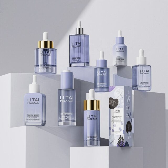 Premium skincare lotion and essential oil cosmetic bottle manufacturer