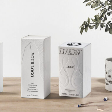 Luxury cosmetic packaging box with custom logo