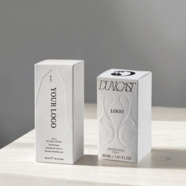 Luxury cosmetic packaging box with custom logo