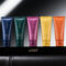 Cosmetic tube packaging for foam cleanser and hand cream