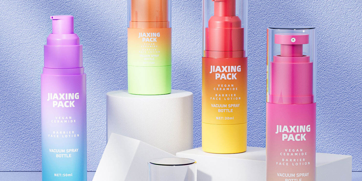 Luxury refillable plastic airless packaging wholesale