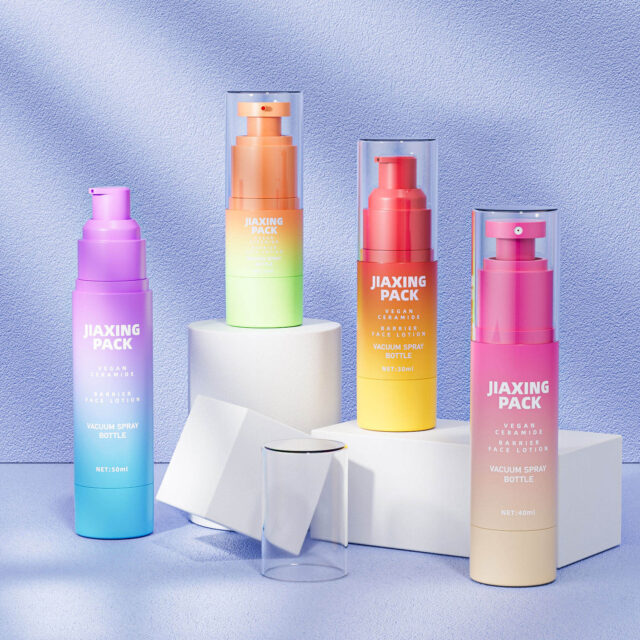 Luxury refillable plastic airless packaging wholesale