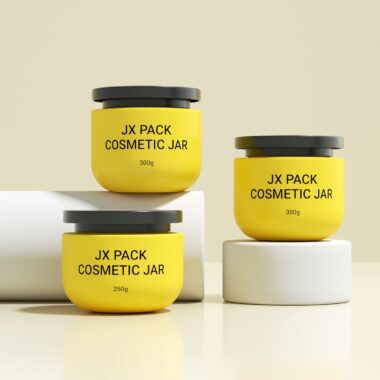 Luxury wide-mouth round plastic cosmetic jar factory