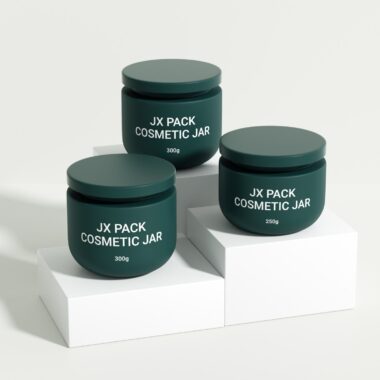 Luxury wide-mouth round plastic cosmetic jar factory